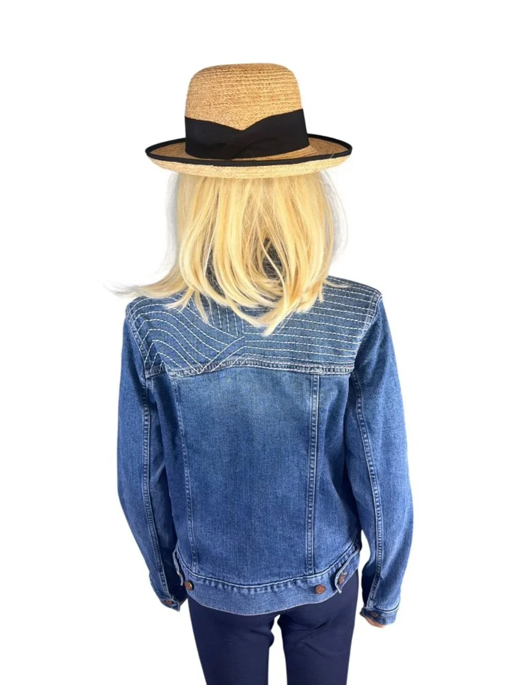 Tilley R2 Women's Medium Brim Raffia Hat UPF50 Packable MSRP$120